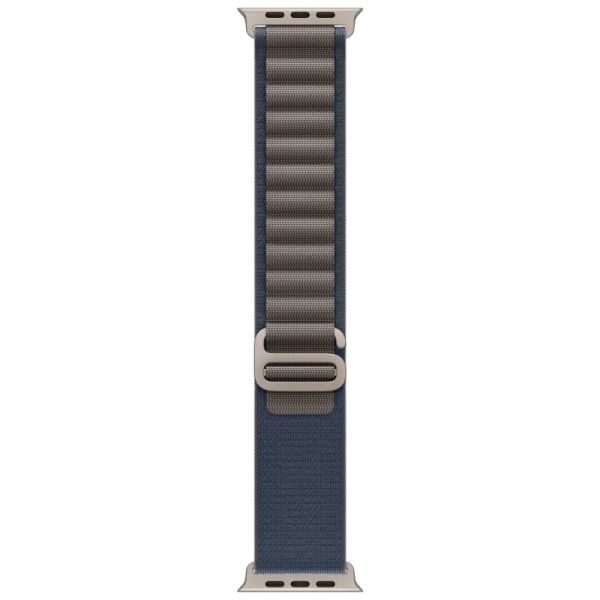 Apple Watch Ultra 2 49 мм, ремешок Alpine синего цвета, размер M