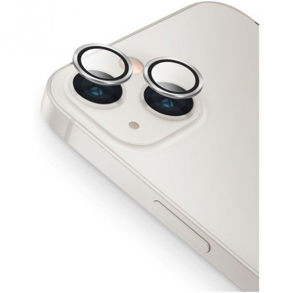 Защитное стекло камеры LITO на iPhone 13/13 mini, серебристый
