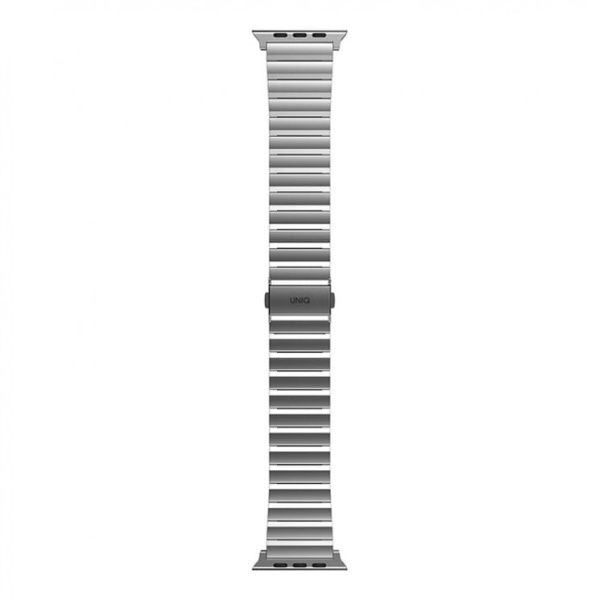 Ремешок Uniq Strova для Apple Watch 49/45/44/42mm, серебристый
