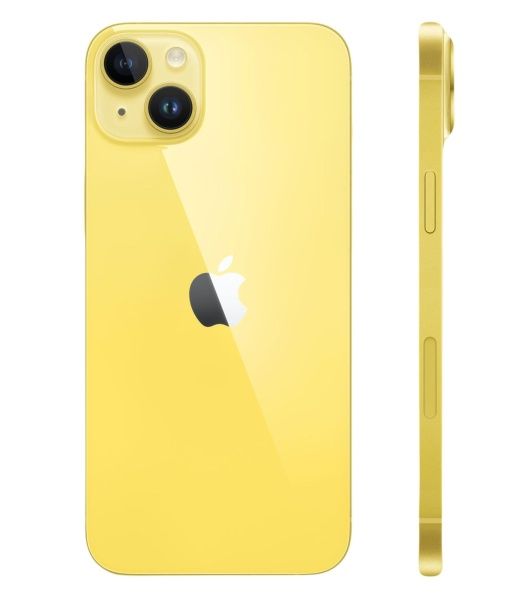 Apple iPhone 14 128 ГБ, жёлтый