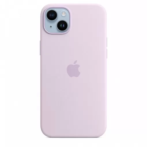 Чехол силиконовый MagSafe iPhone 14 Plus, лавандовый