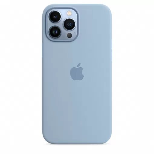 Чехол силиконовый MagSafe iPhone 13 Pro, голубой