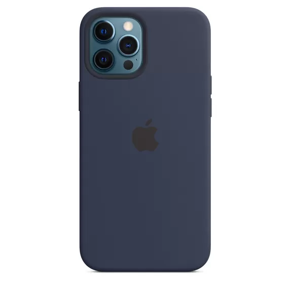 Чехол силиконовый MagSafe iPhone 12/12 Pro, синий